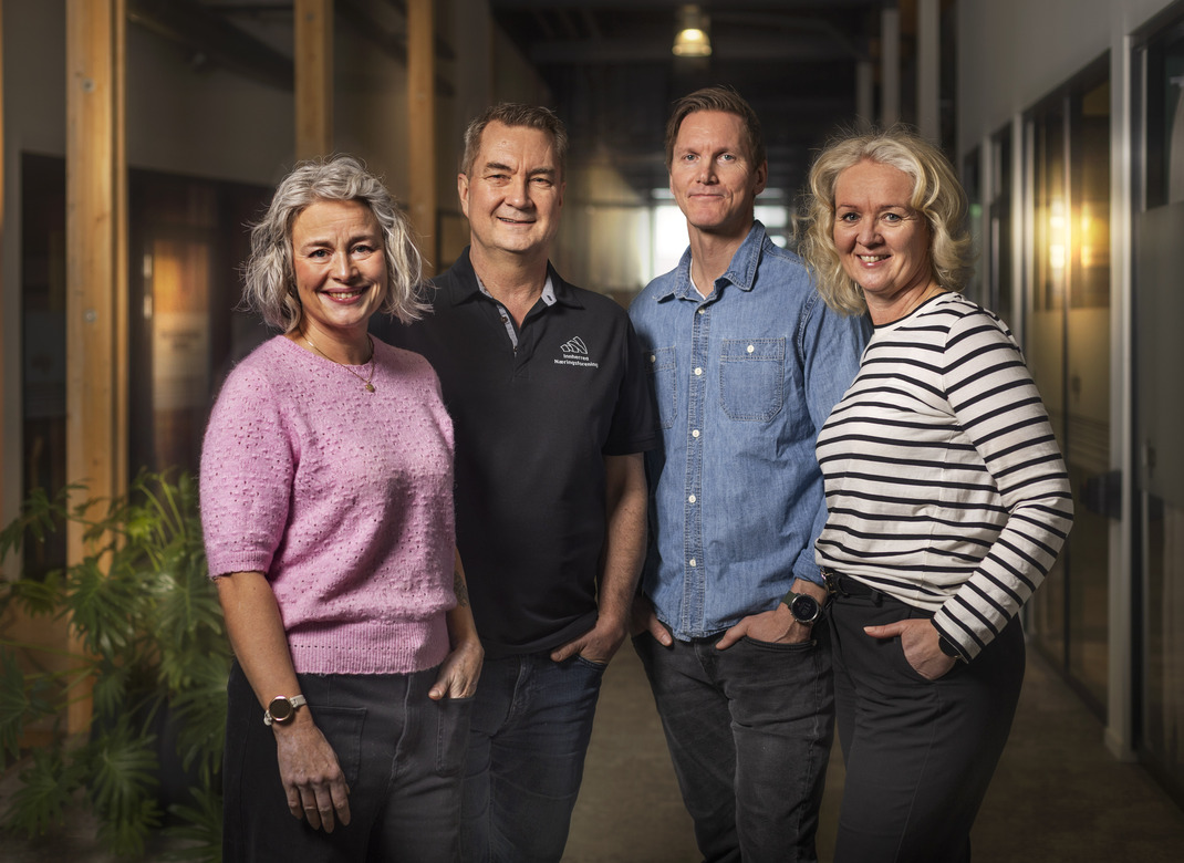 Kjersti, Arild, Håvard og Ingrid